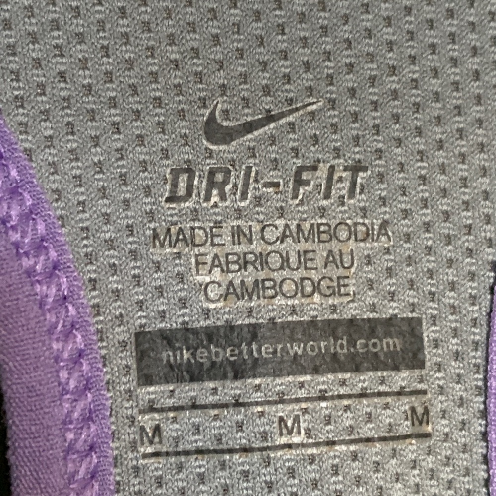 Nike- Dri-Fit Green & Purple Tank size Medium - Picture 2 of 6